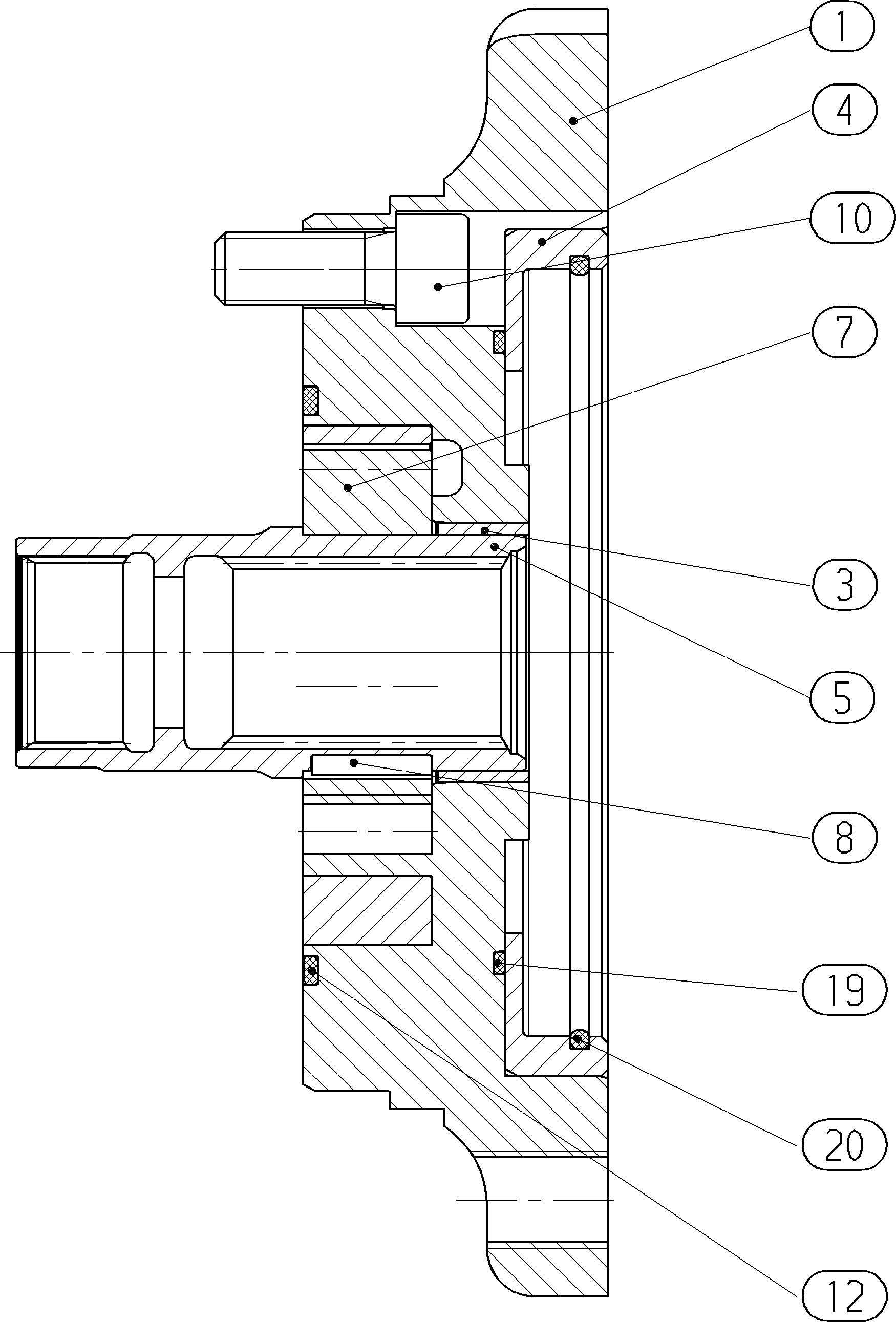 INTERNAL GEAR PUMP — Drawing