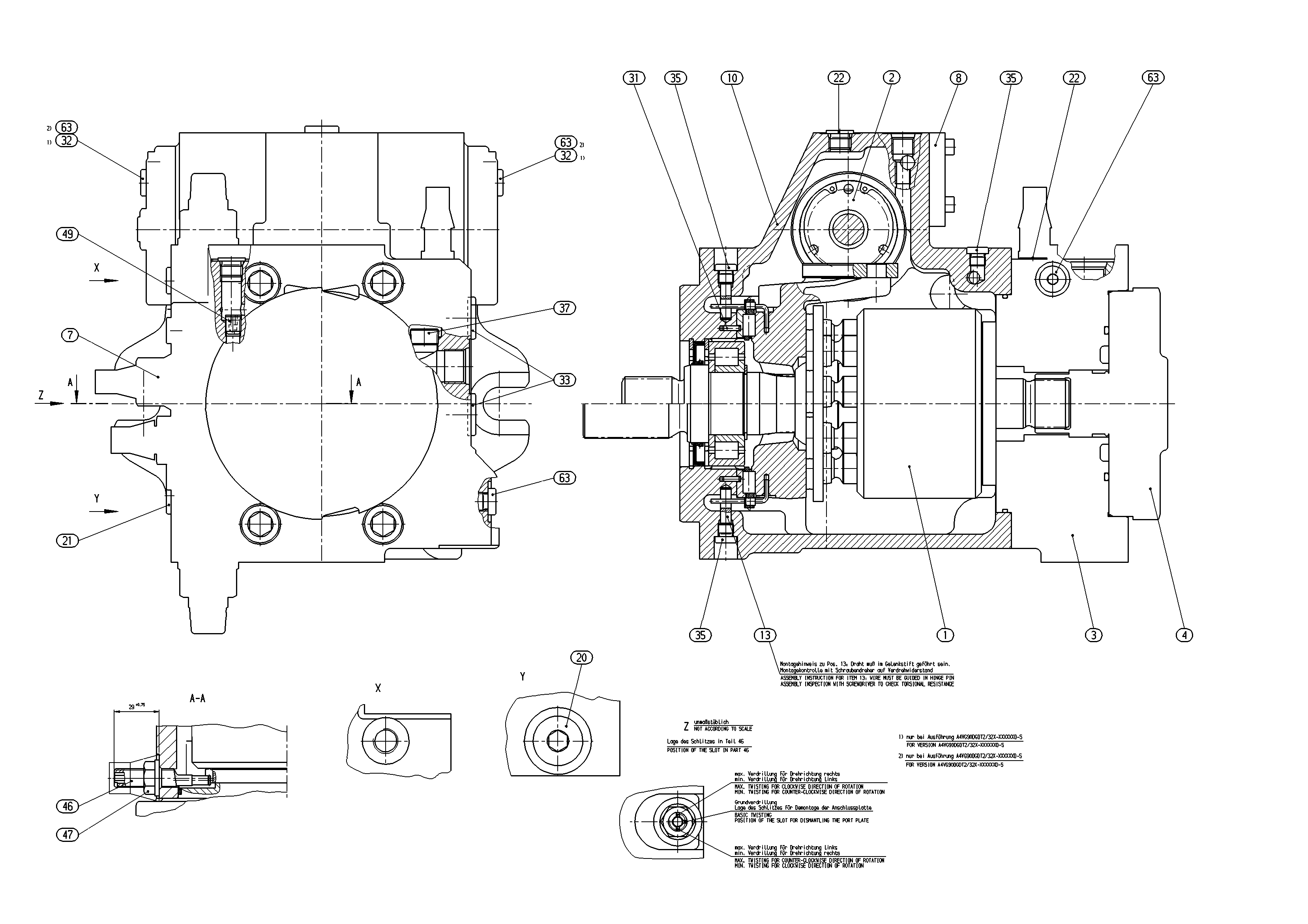 AA4VG90DGD3L/32R-NXFXXFXX1D-S — Drawing