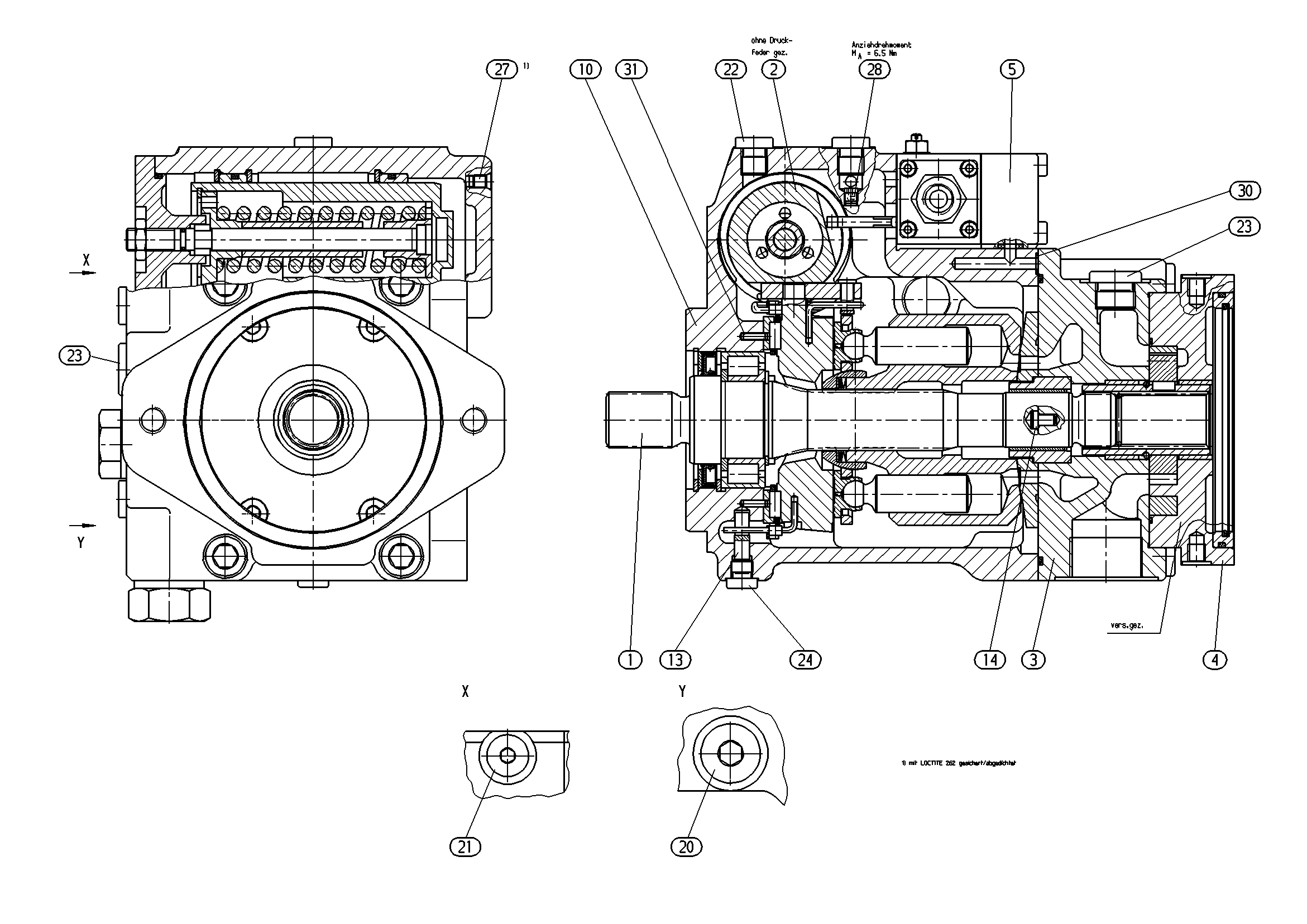 A11VG50HD1/12L-PSC10F042S — Drawing