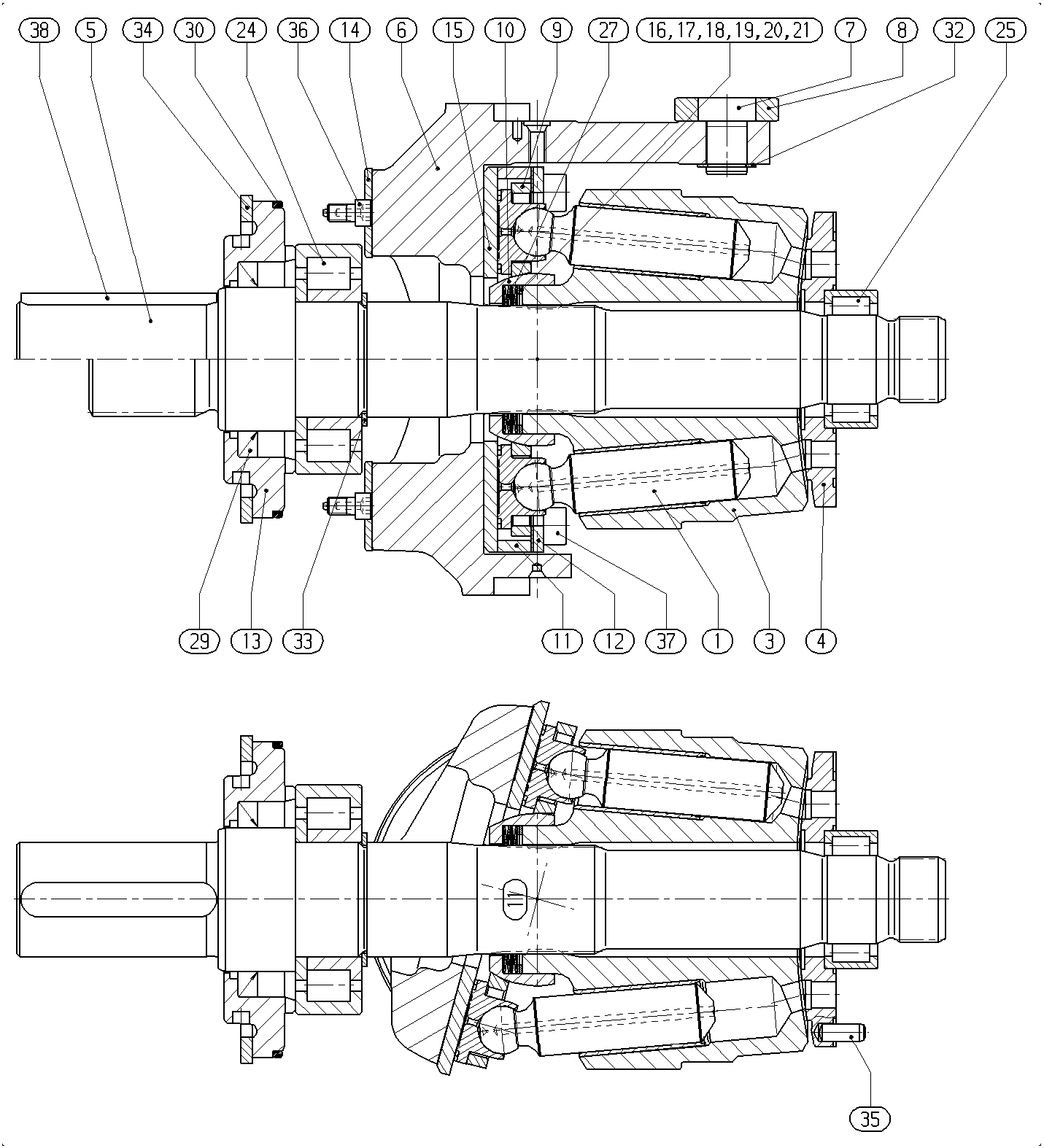 TW A4VSG 71 M/10R-VPBK00 -S1022 — Drawing