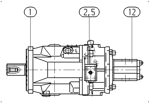 AA10VSO140DR/31L-PPB12L60 — Drawing