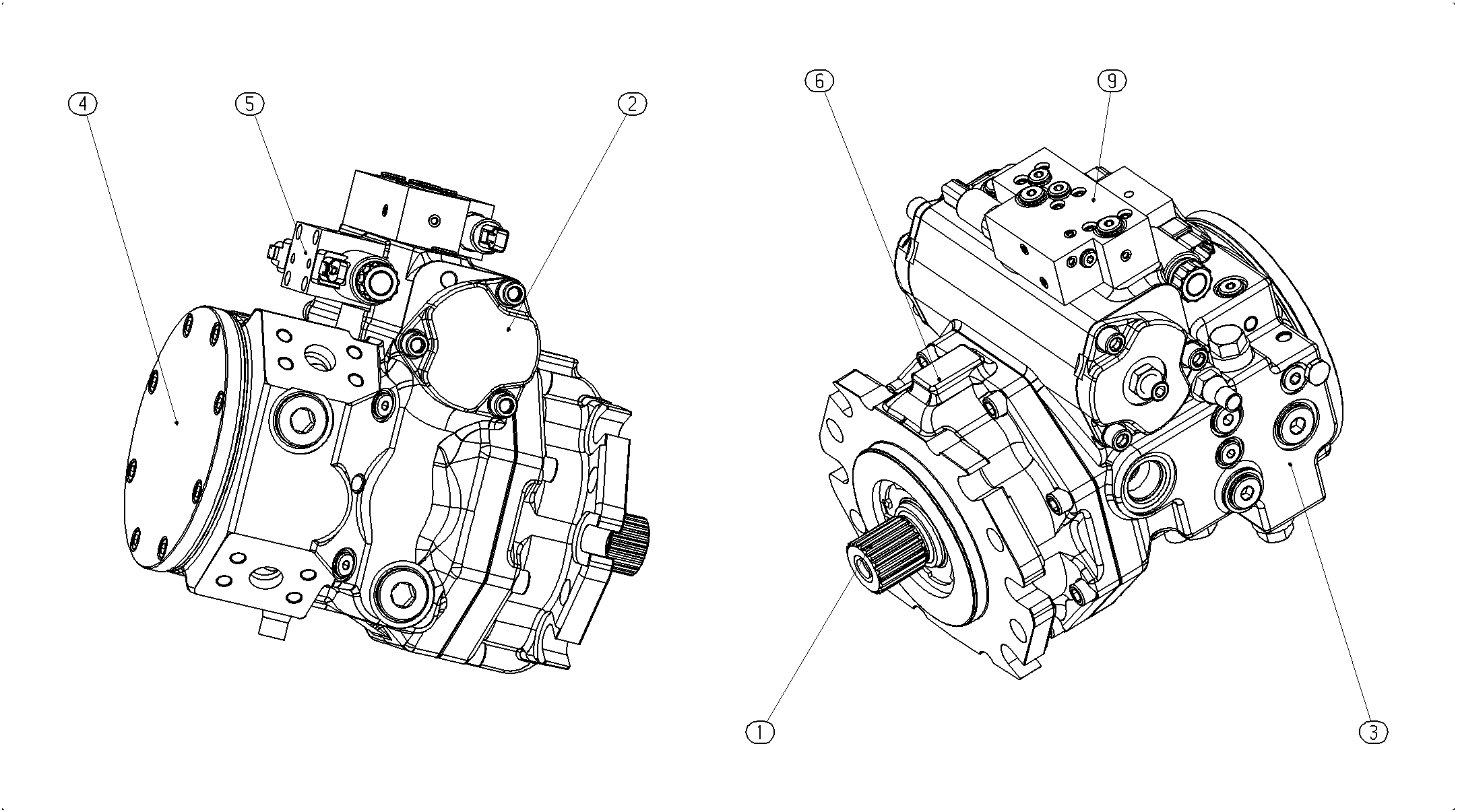 A4VG110EV2DP000/40MLND6A11F0000AS00-O — Drawing