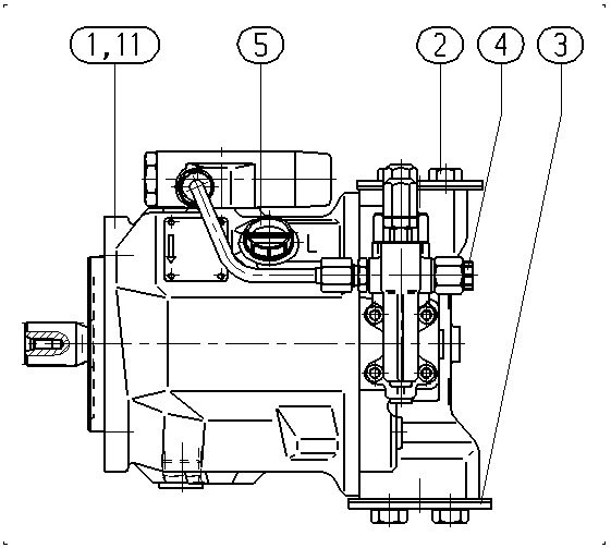 AL A10V O 71 DFLR/31R-PSC12N00 -SO420 — Drawing
