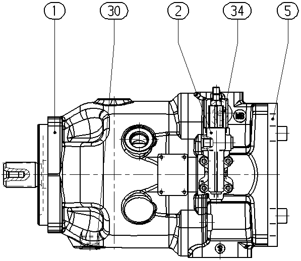 A A10VSO100 DRG /32R-VKD72U99 — Drawing