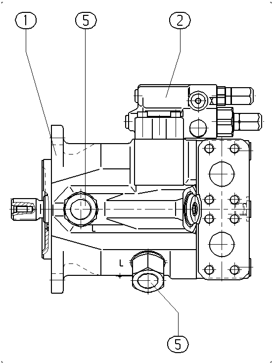 A A10V O 45 DR /52W-PUC45N000 -S1863 — Drawing