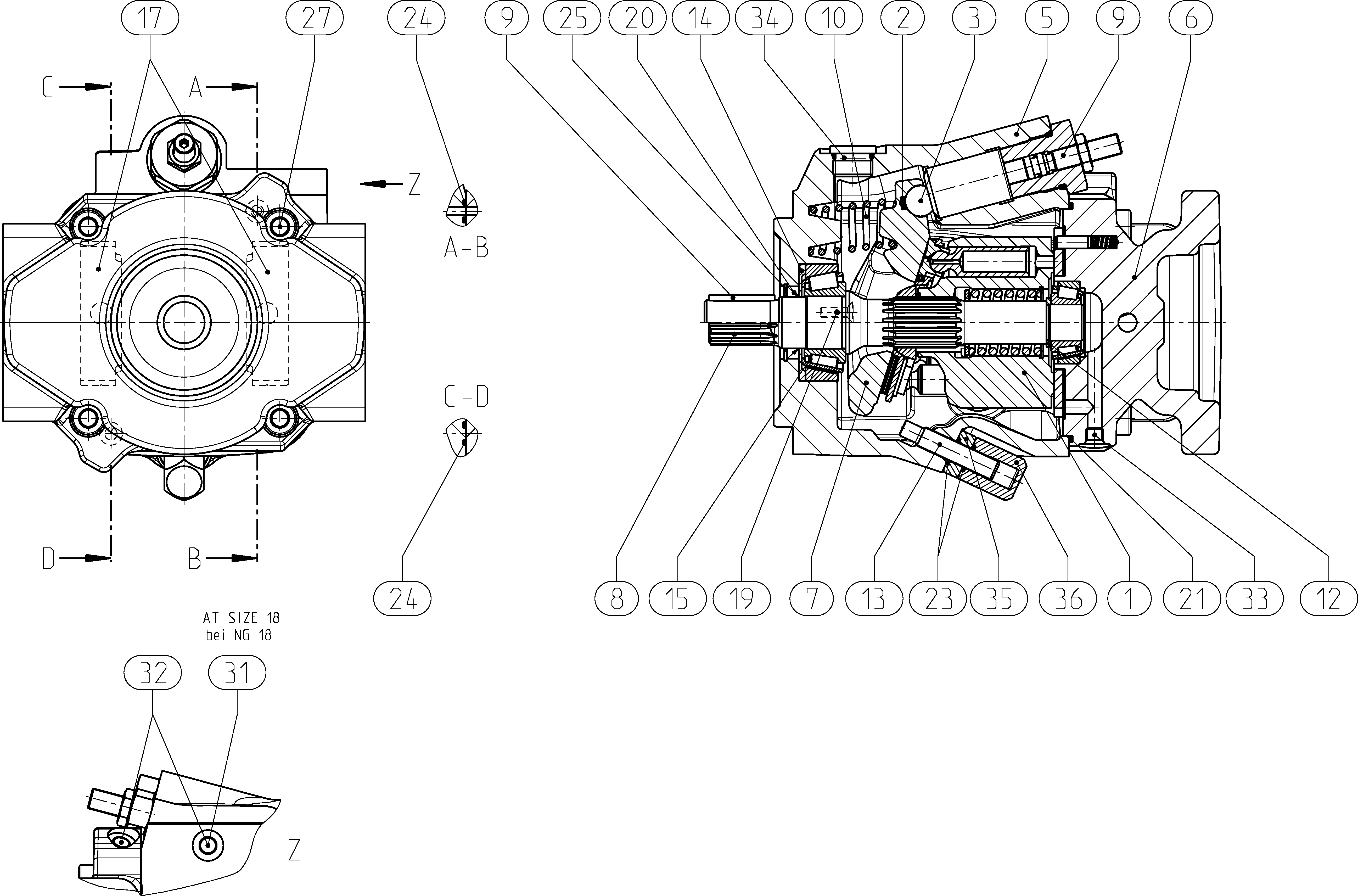 GA10VZG18DR/10W1-VRC02N00H — Drawing