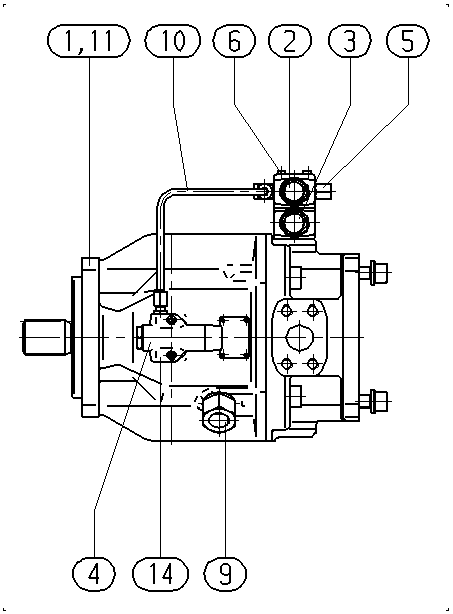 A A10V O140 DFLR/31L-PSD12K01 — Drawing