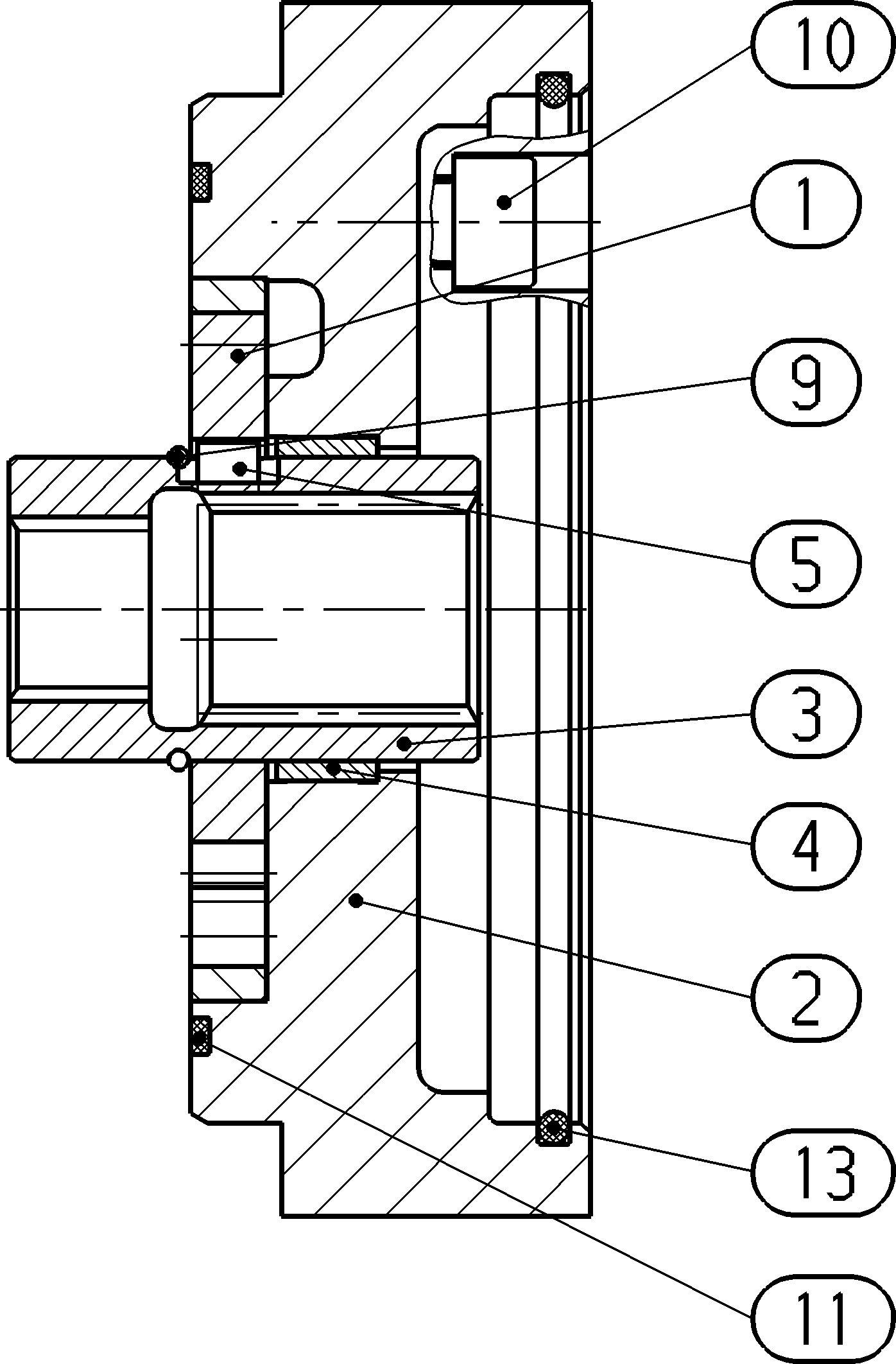 INTERNAL GEAR PUMP — Drawing