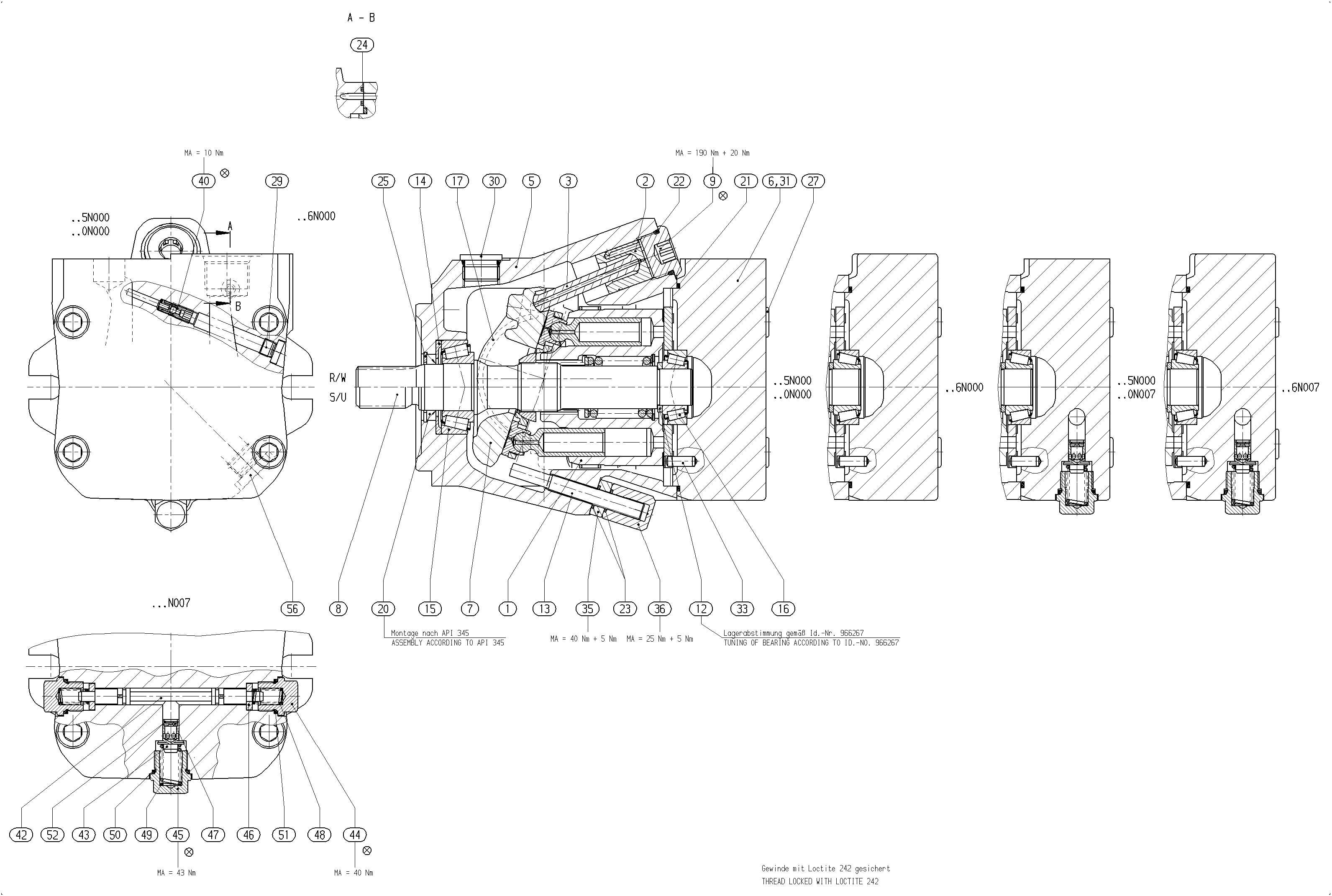 GA10VM45OV/52W1-VUC60N000D — Drawing