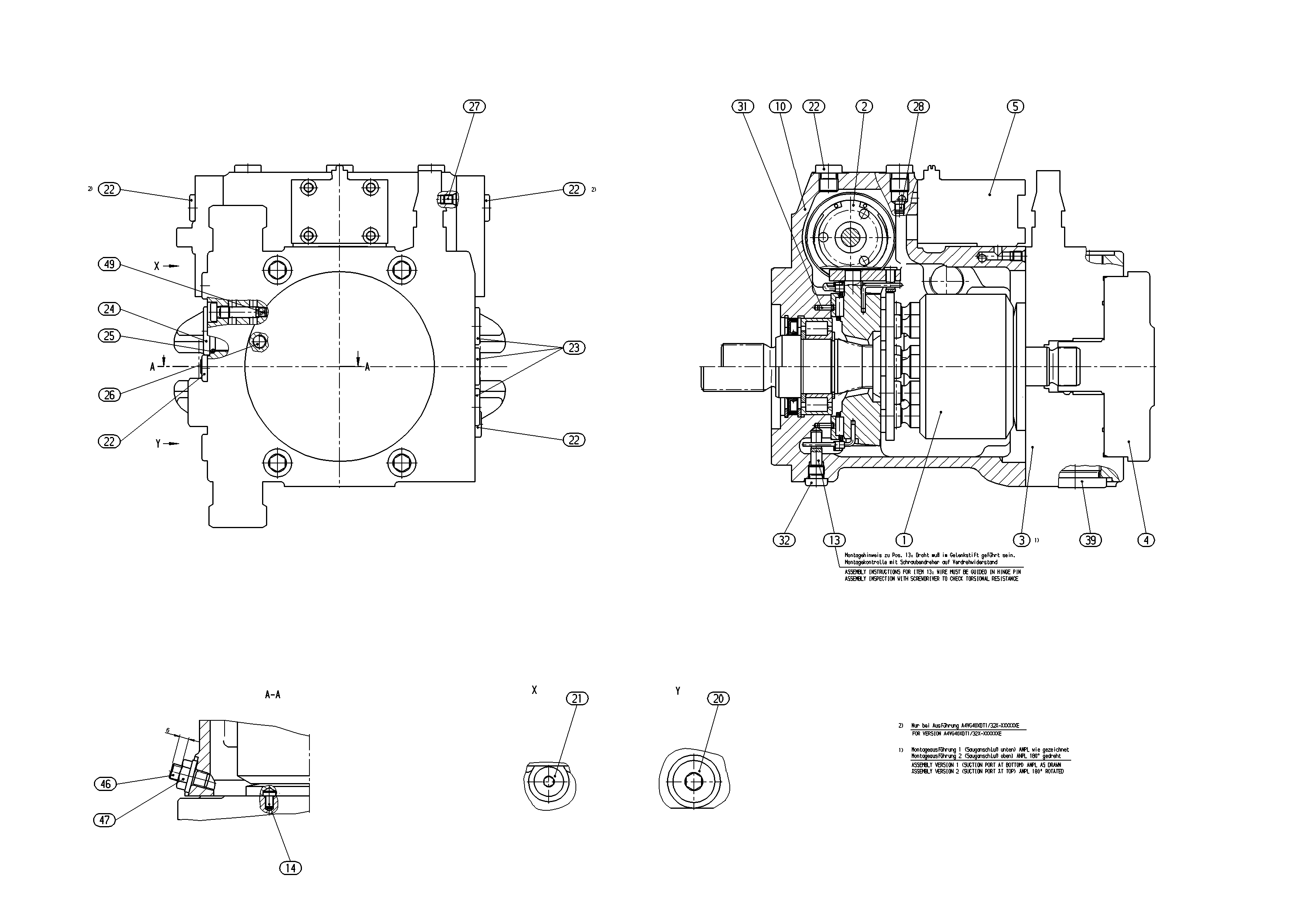 A4VG40HD1DTM1/32R-NAC02K025E-S — Drawing