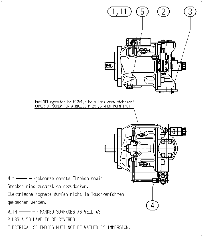 APA10VO74DFLR/31R-VSC44N00-S1304 — Drawing