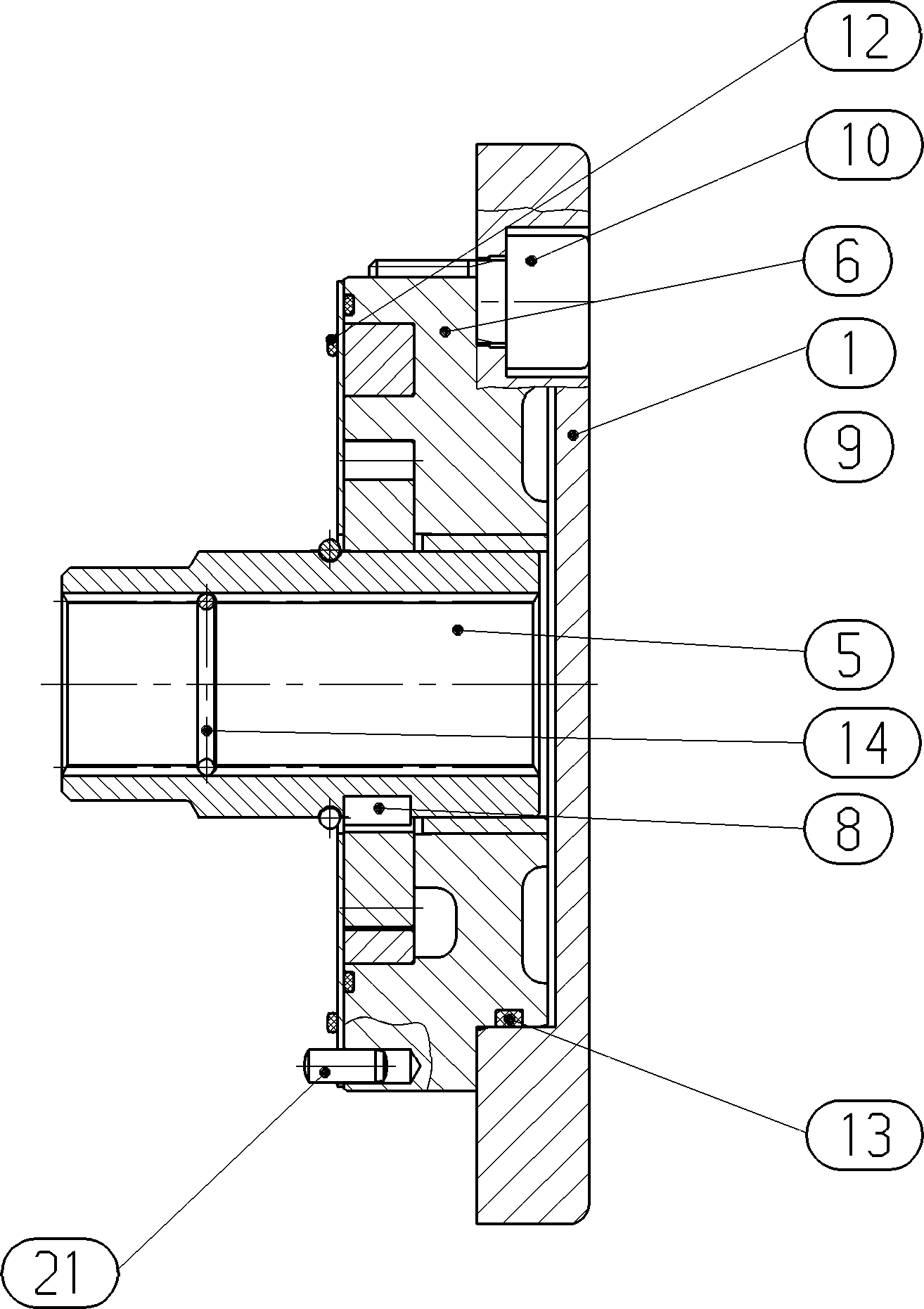 INTERNAL GEAR PUMP — Drawing