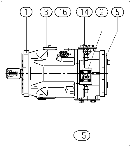A A10VSO140 DFEH/31R-PPB12KD3 — Drawing