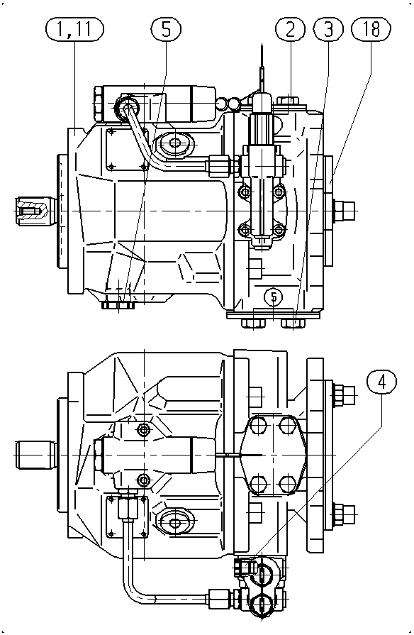 AL A10V O 45 DFLR/31R-VSC62K01 -S2007 — Drawing