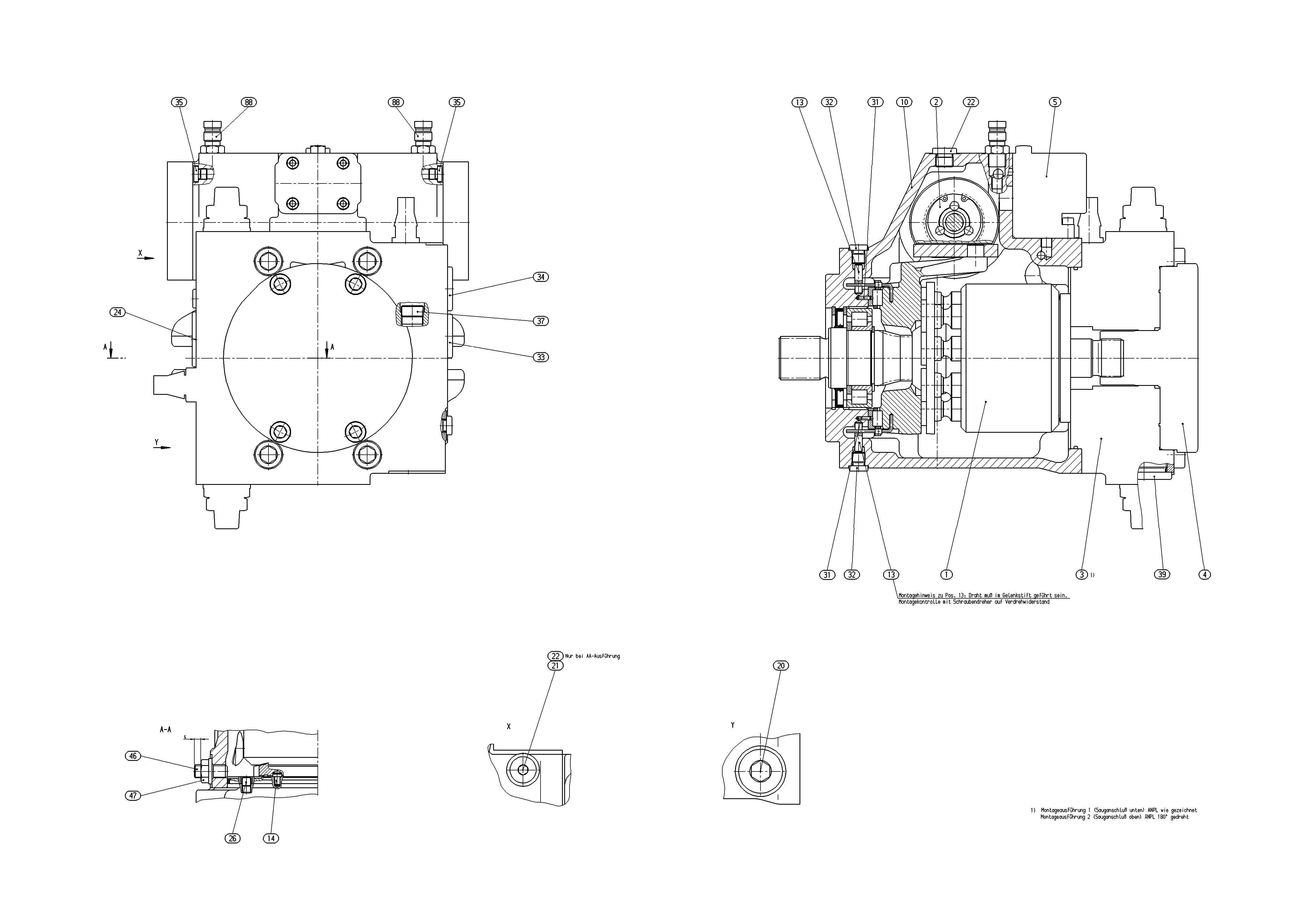 AA4VG125EP7X1/32R-NSFXXK691EP-S — Drawing