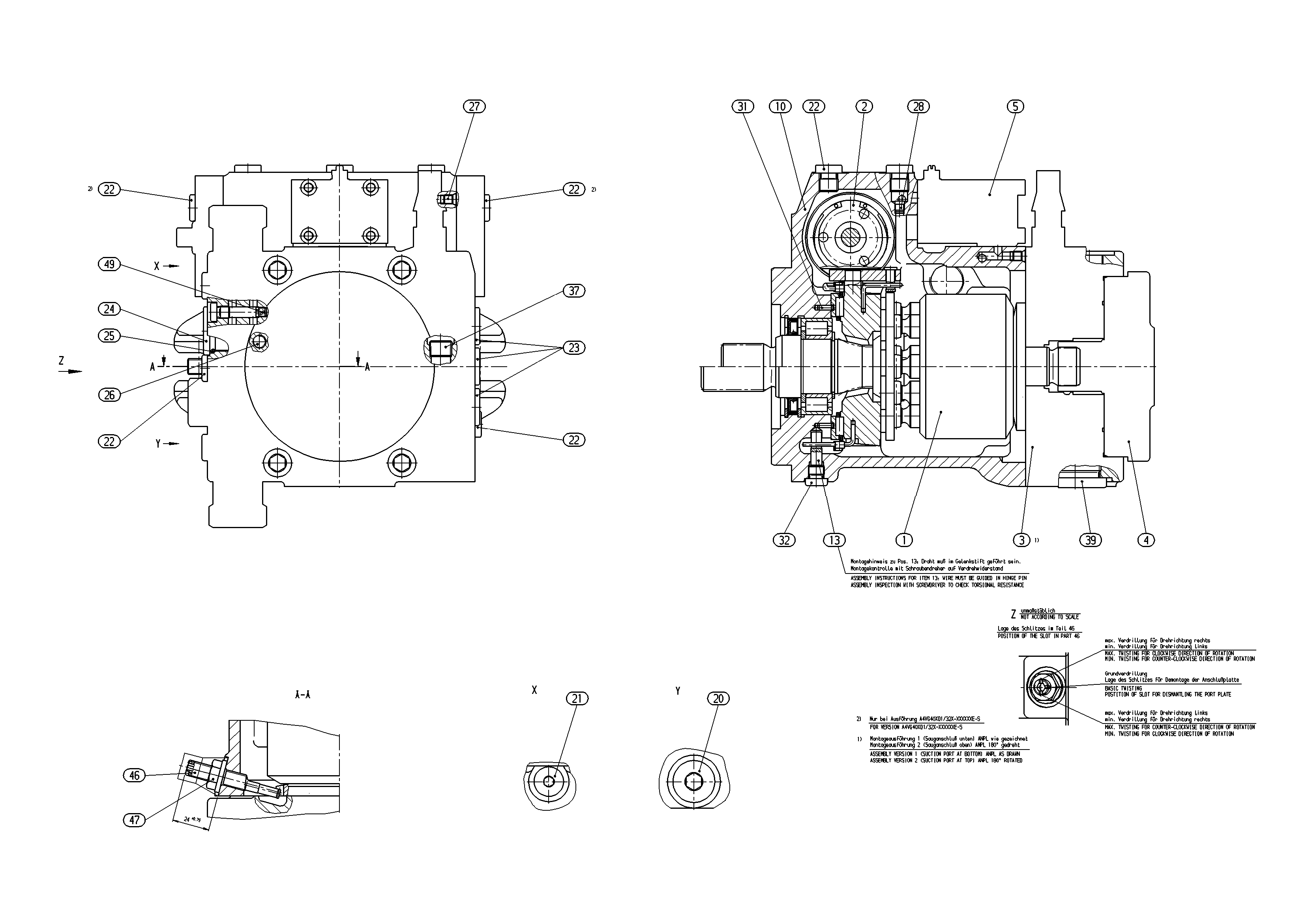 A4VG40HDD1/32R-NSC02K093E-S — Drawing