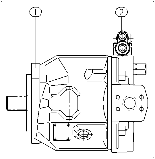 A AA10VSO 71 DFR /31L-PRC92N00 — Drawing