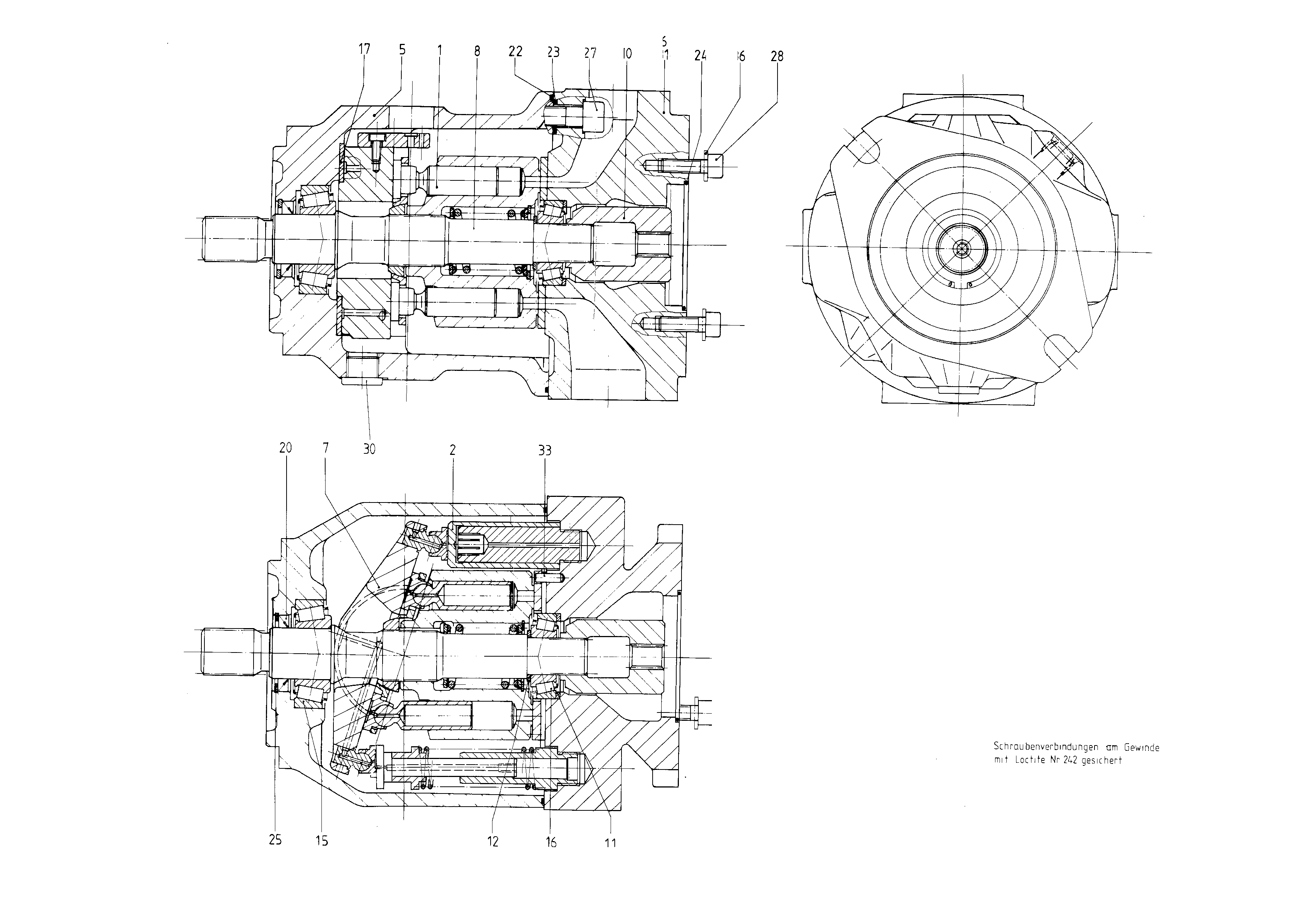 G A10V O 71 FEO /31L-VSC12K01 LR — Drawing
