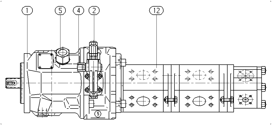 AXIAL-PISTON PUMP — Drawing