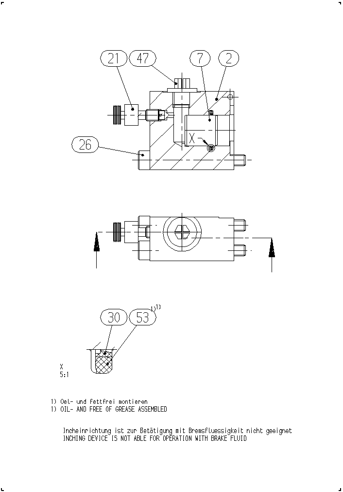 INCHING DEVICE — Drawing