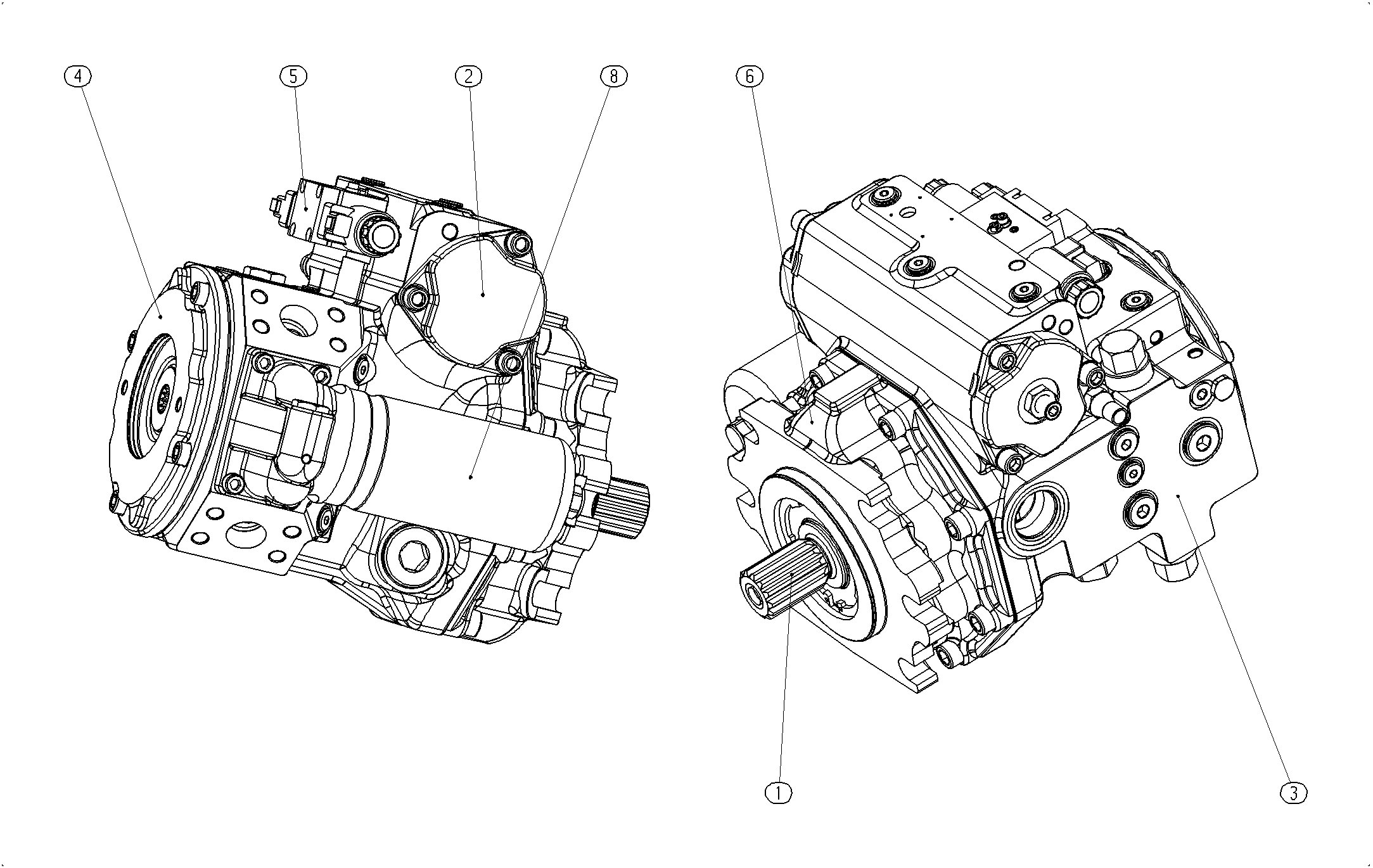 A4VG145EP2DP000/40MRND6T11FB2S4AF00-S — Drawing