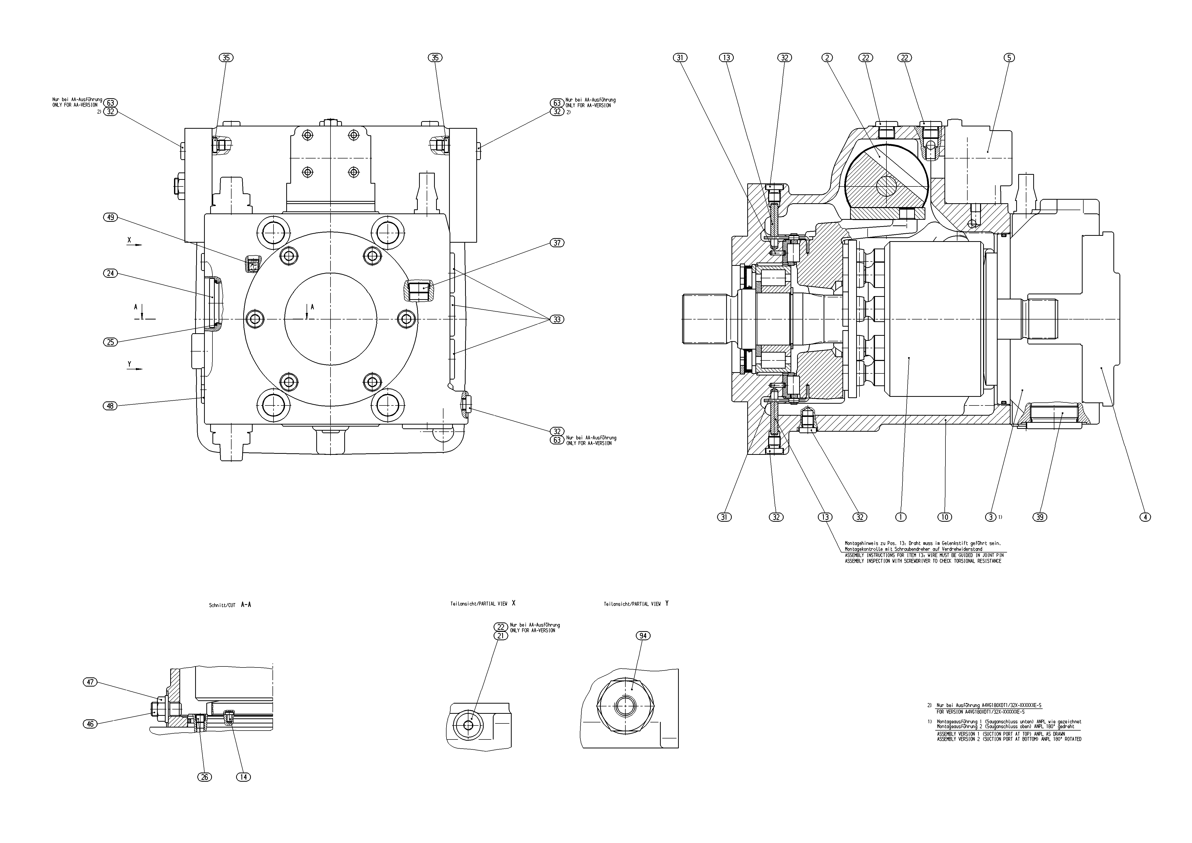 A4VG180EP4DT1/32L-NZD02N001EH-S — Drawing