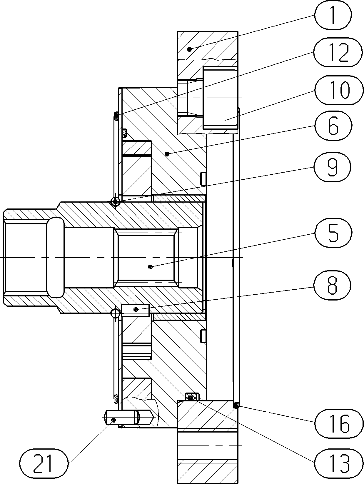 INTERNAL GEAR PUMP — Drawing