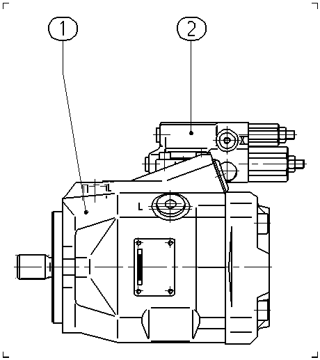 A A10V O 45 DFR /52L-VUC11N00 -SO481 — Drawing