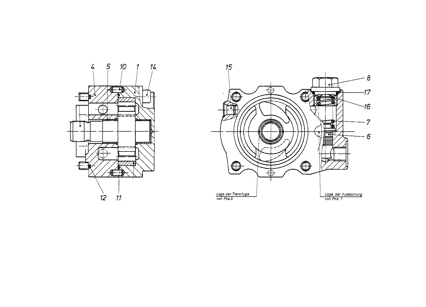 INTERNAL GEAR PUMP — Drawing