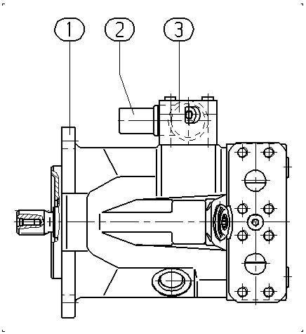 A A10V M 45 EZ2 /52W1-PUC60N000 -S1123 — Drawing