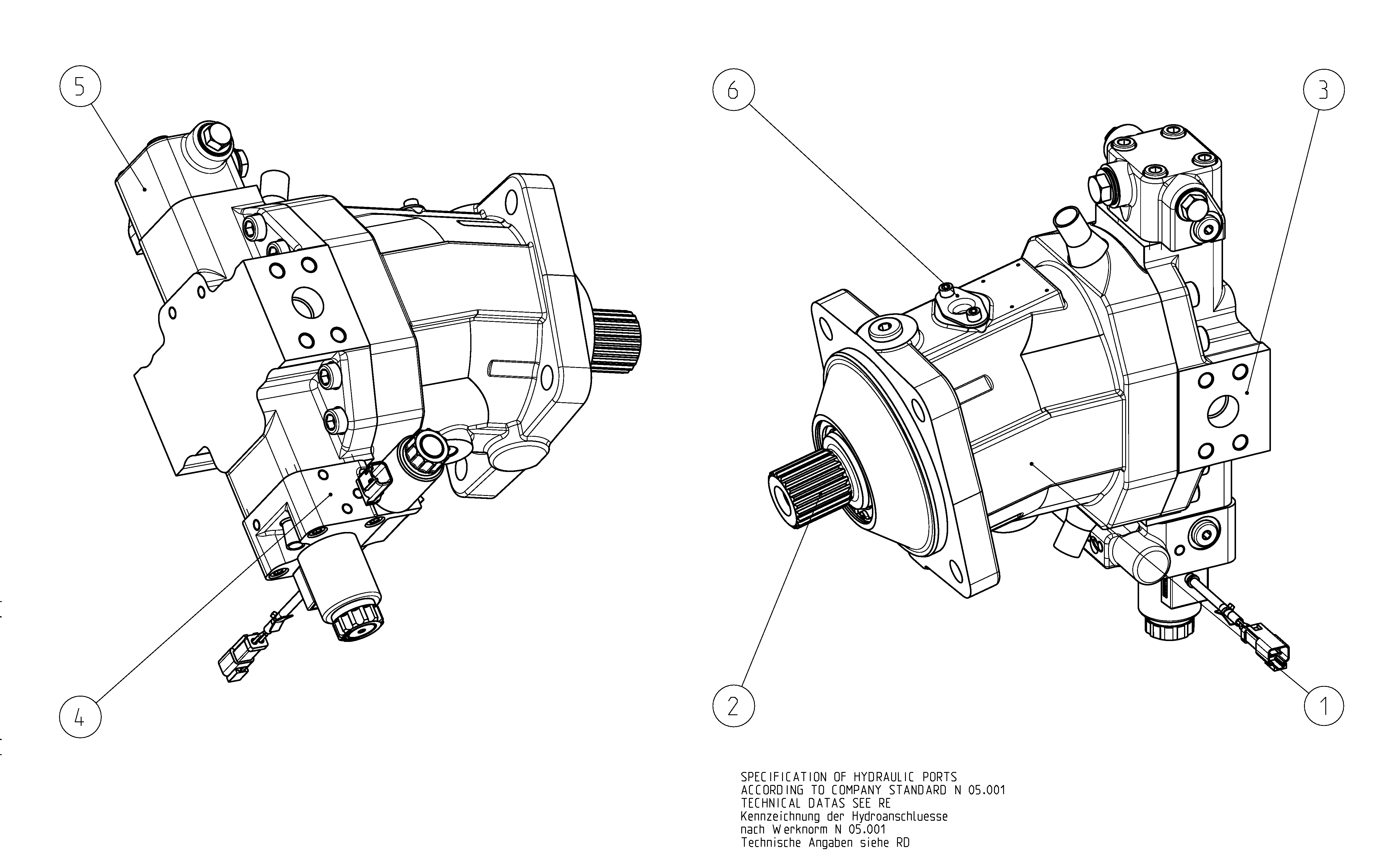 A6VM107HA2R1/63W-VAB027FXA-S — Drawing