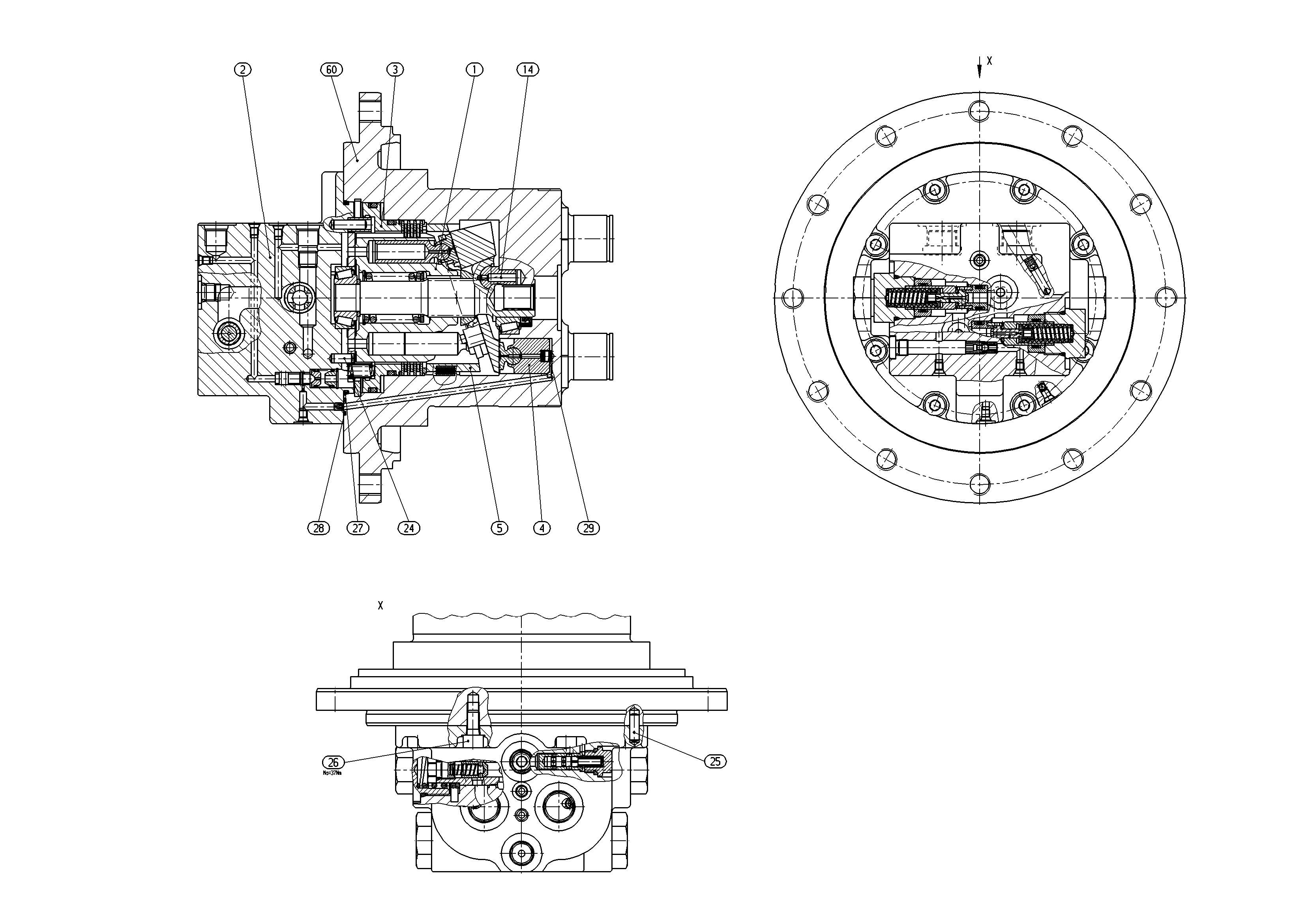 A10VT28HZ/10W140-NN81B030 — Drawing