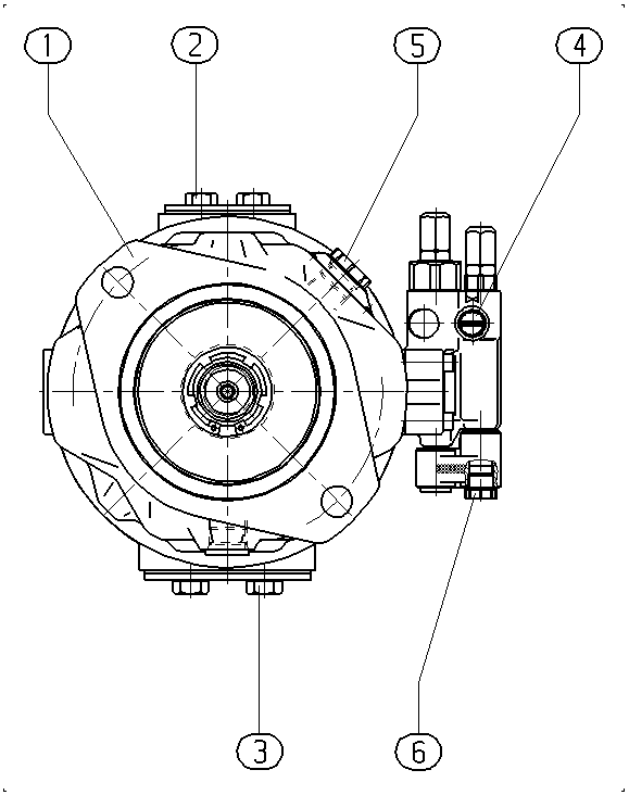 ALA10VO74DFR1/31R-PSC62N00-S1186 — Drawing