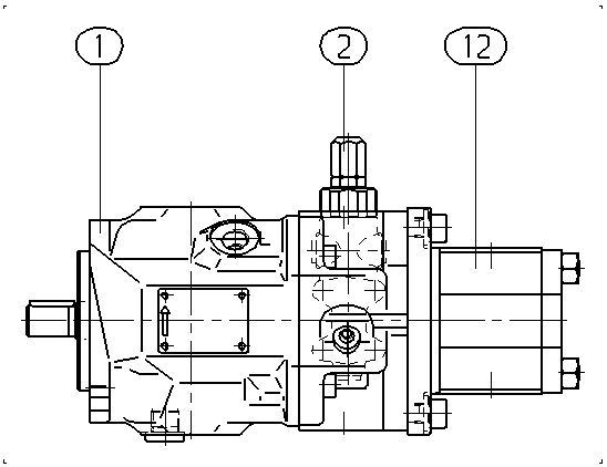 AA10VSO18DR/31L-PPA12G40 — Drawing