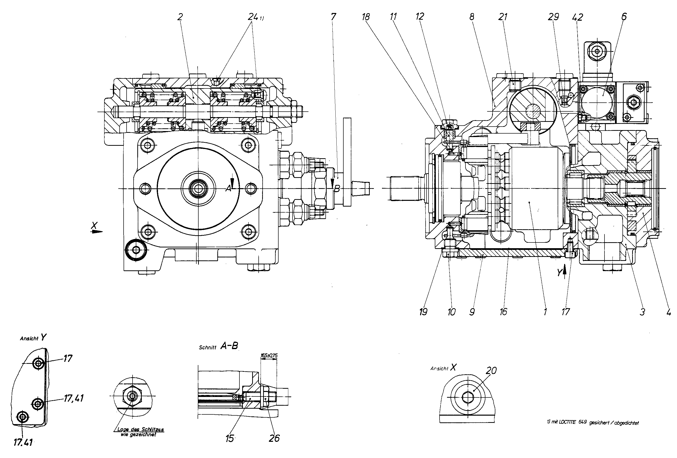 A4VG28DA15/30R-PZC10F011S — Drawing
