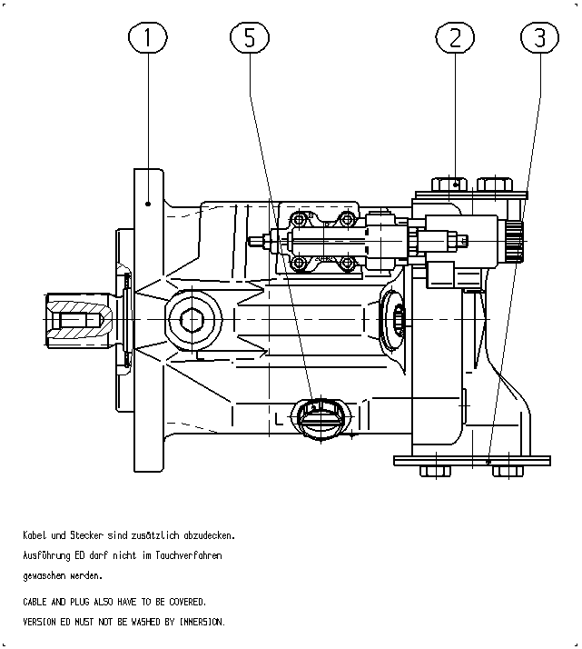 AXIAL-PISTON PUMP — Drawing