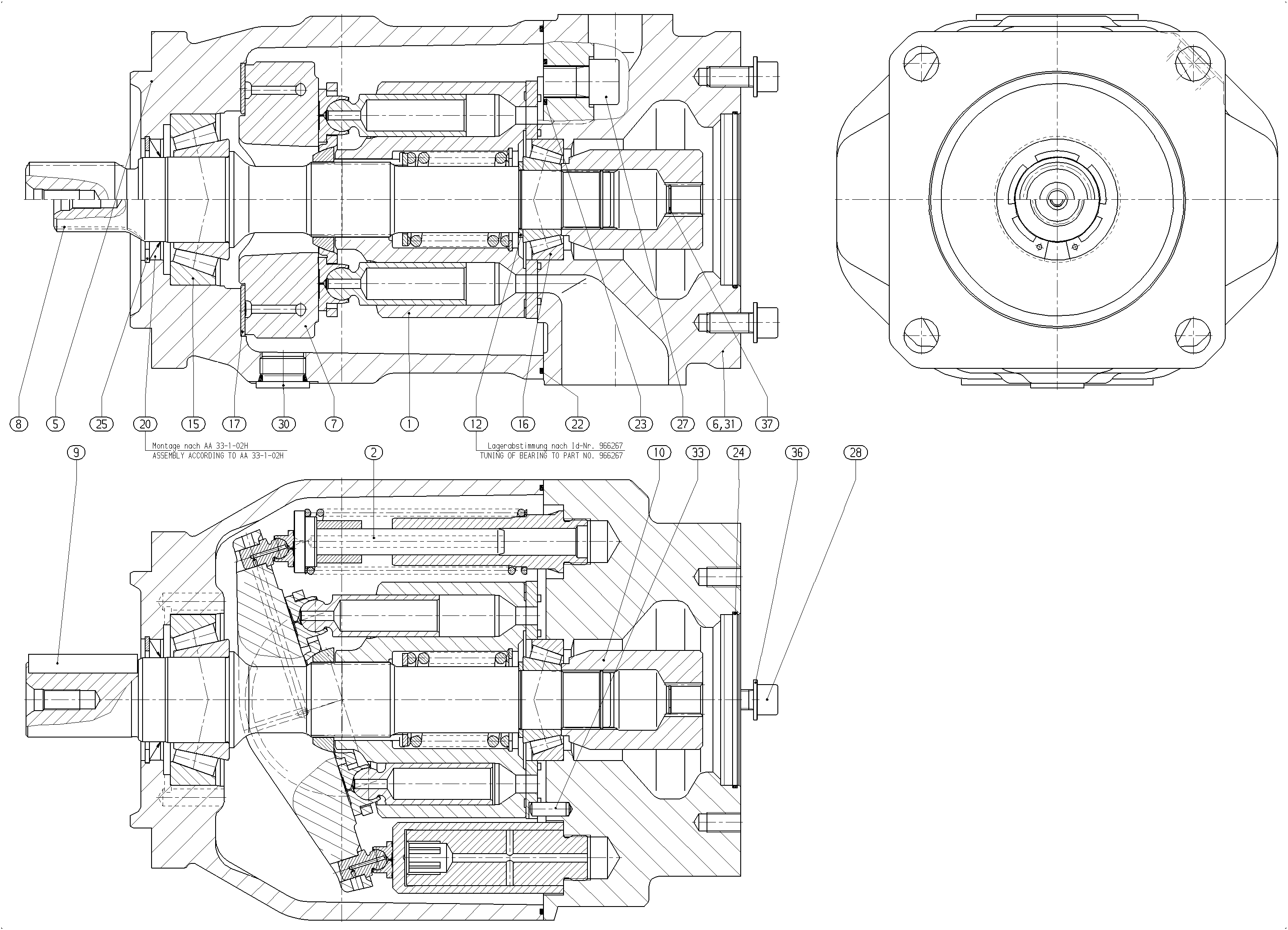 G A10V O140 OV /31R-VSD62K04 -SO273 — Drawing