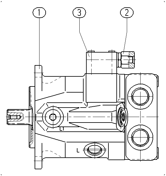 A A10V M 45 HZ /52W1-VRC66N000 — Drawing