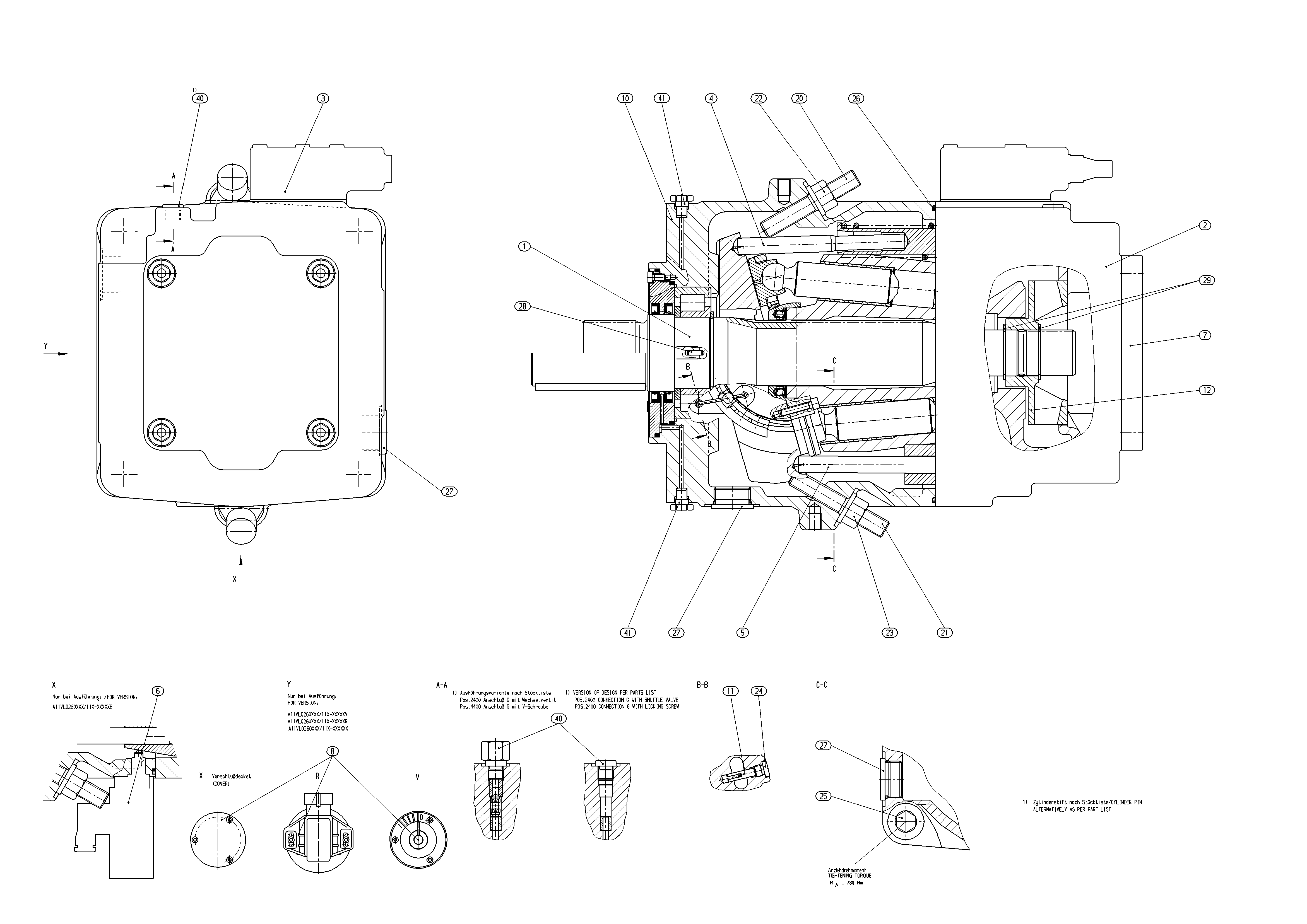 AA11VLO260DRS/11R-MSD07K07-S — Drawing