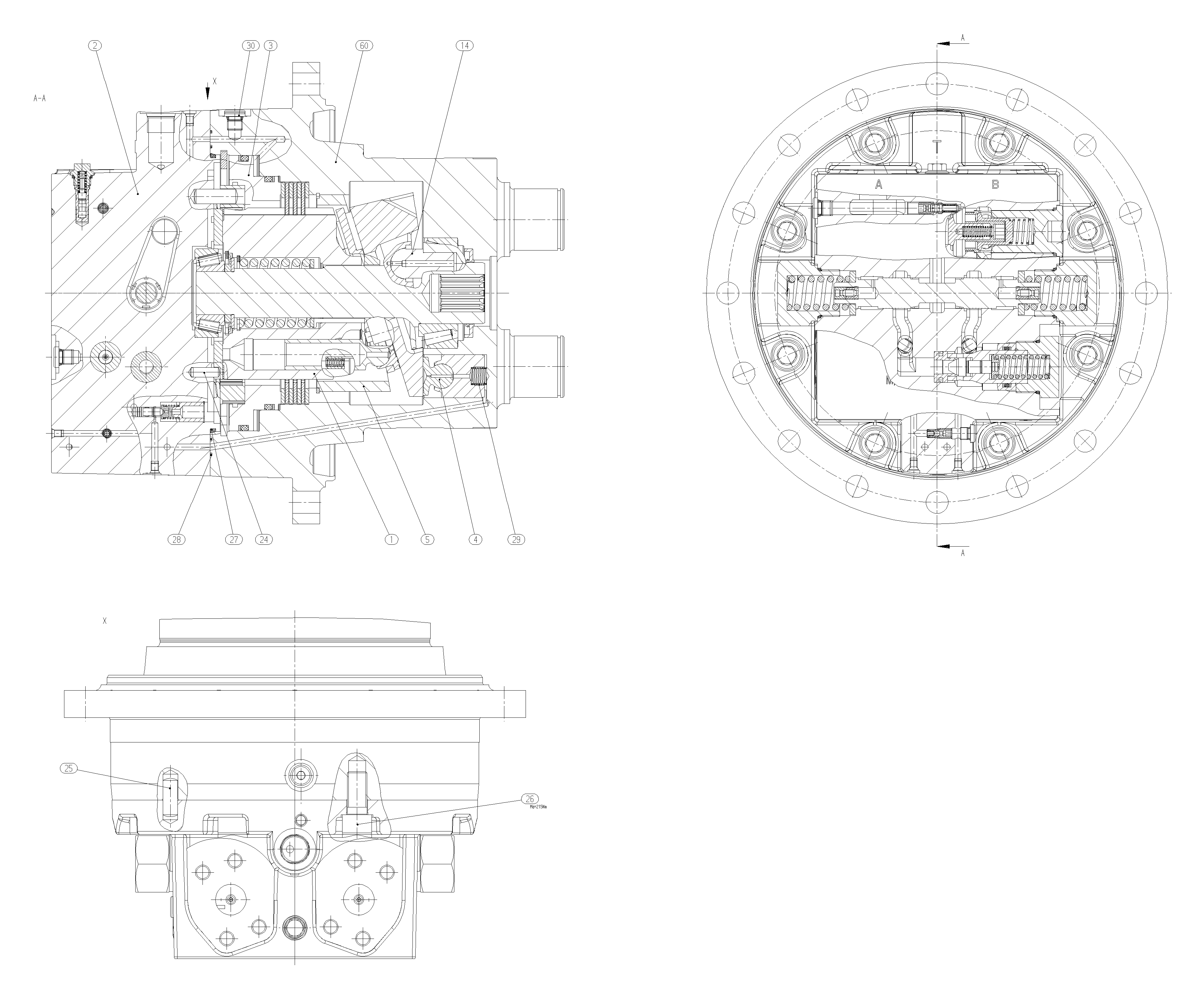 A10VT140HZ/10W750-NN31B010 — Drawing