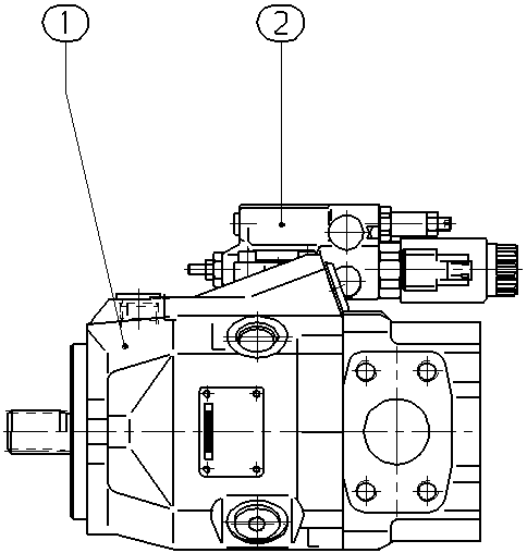 A A10V O 45ED 72/52R-VRC12K04P -S2062 — Drawing