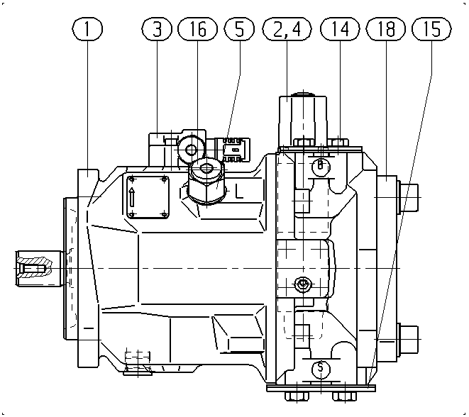 A A10V O 71 DFEO/31L-PSC12K04 — Drawing
