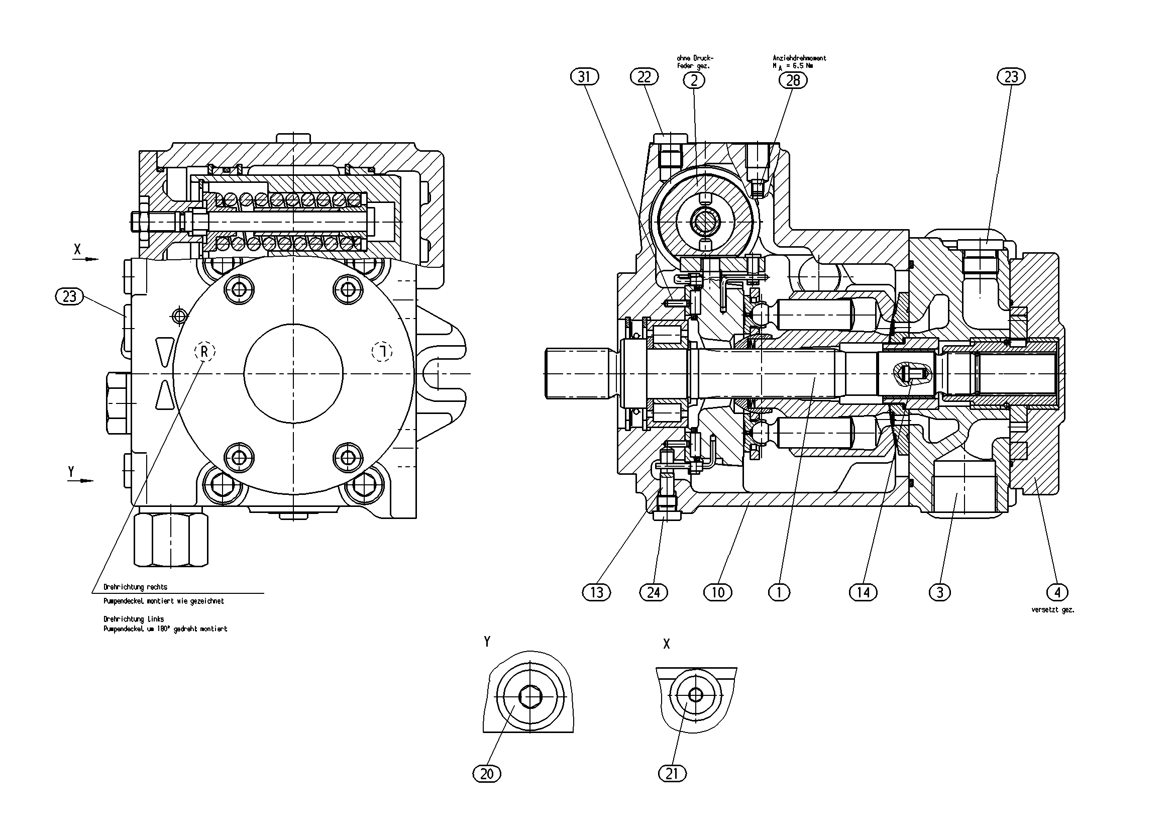 A11VG35DG1/12R-PSC10F002S — Drawing