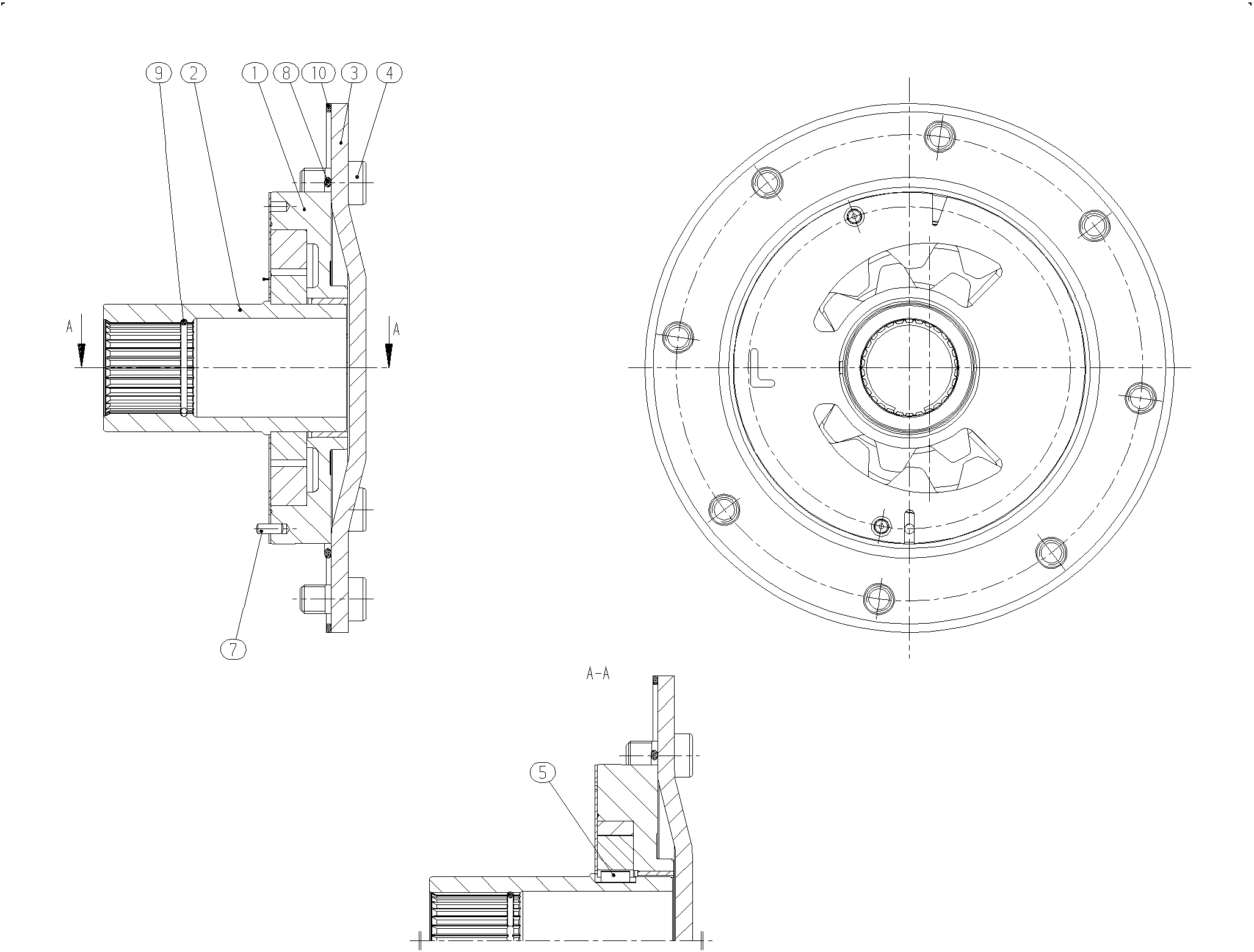 INTERNAL GEAR PUMP — Drawing