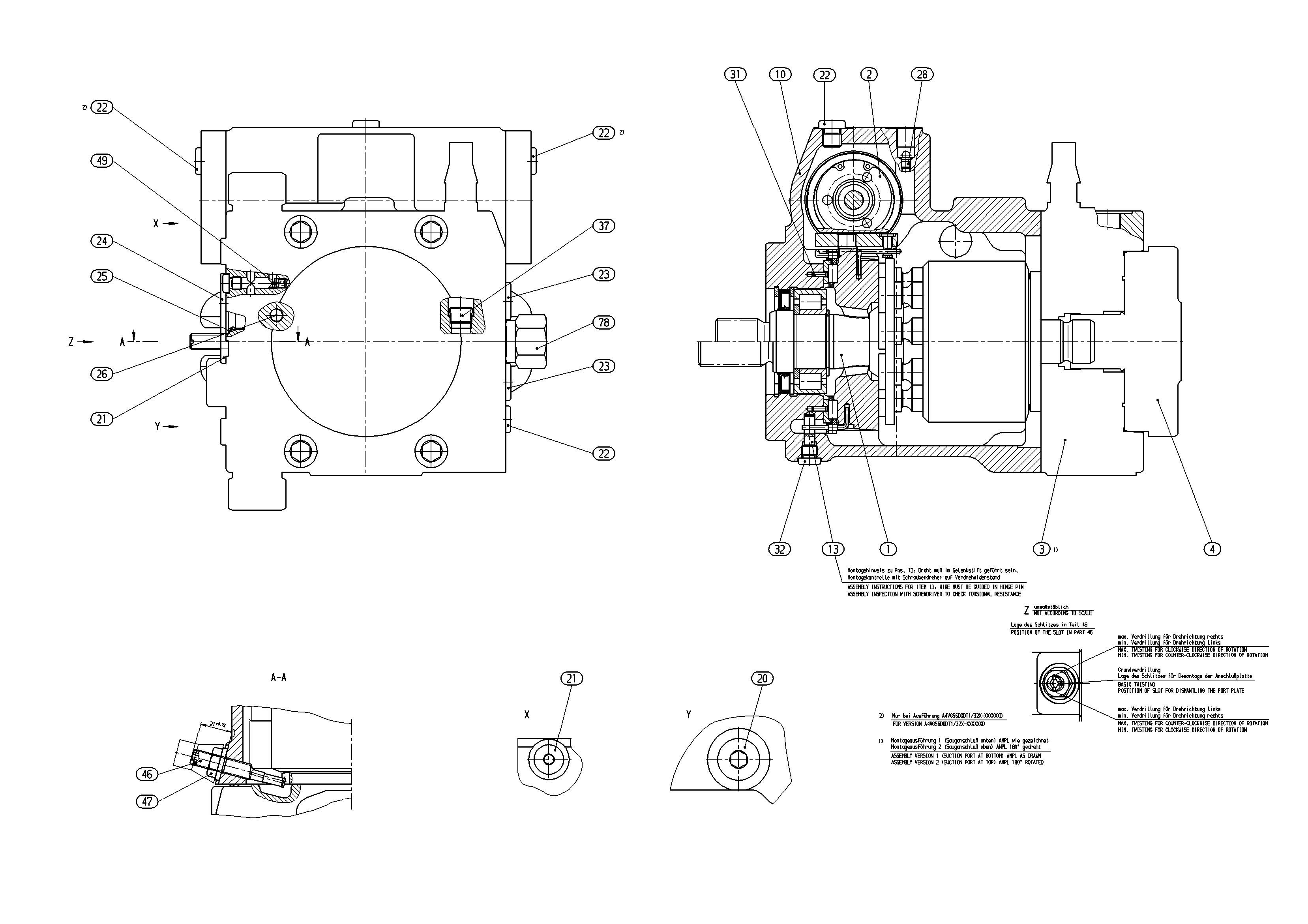 AA4VG56DGD1/32L-NSC52F003D — Drawing