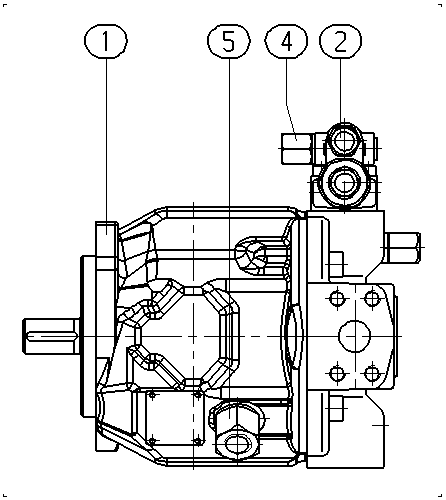 A A10V O 28 DFR /31L-PPC12N00 -SO 97 — Drawing