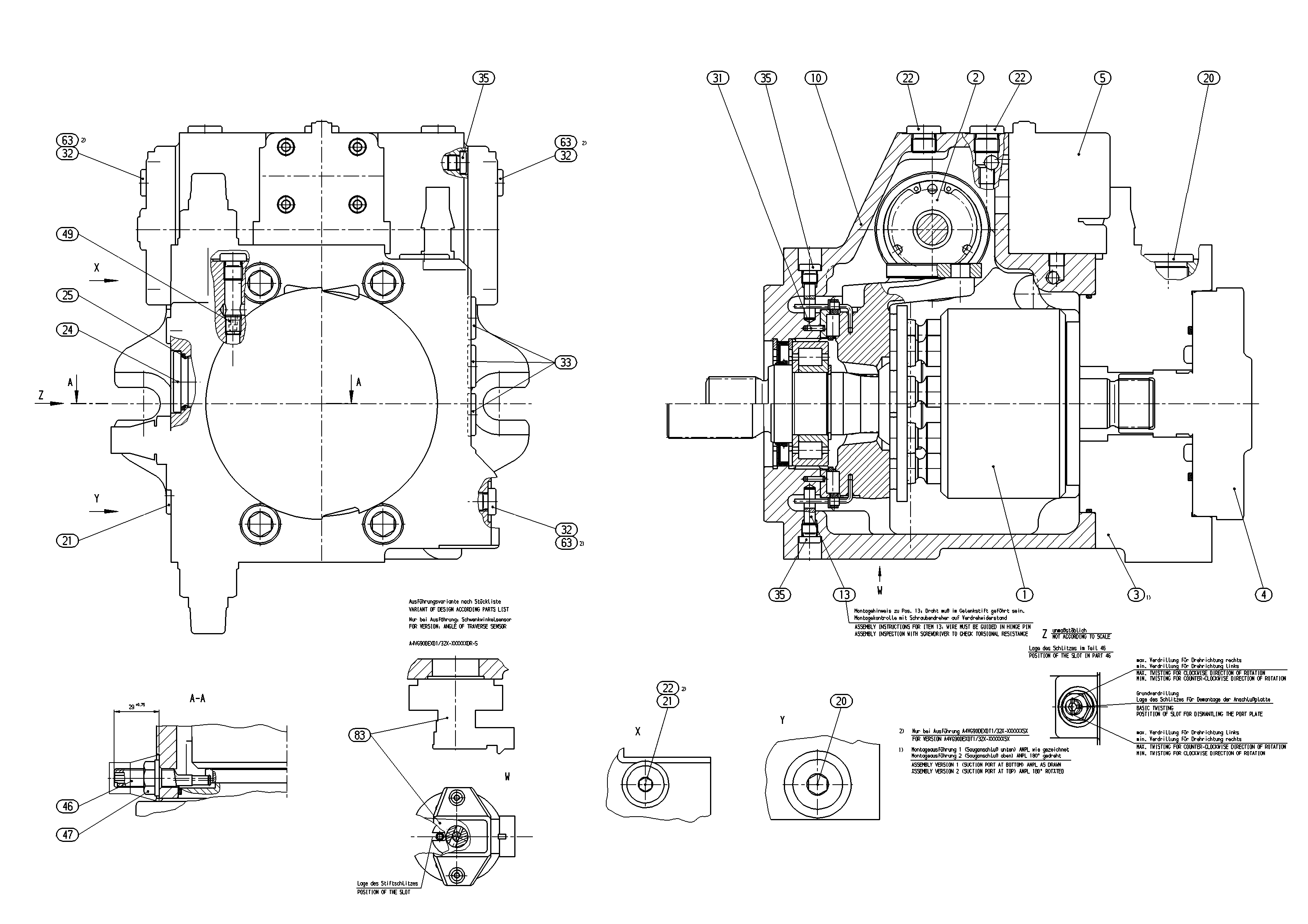 A4VG90 — Drawing
