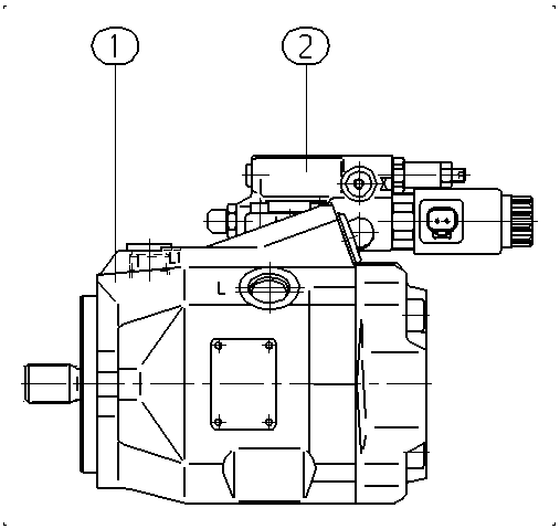 AH A10V O 45ED 72/52R-VSC11N00P — Drawing
