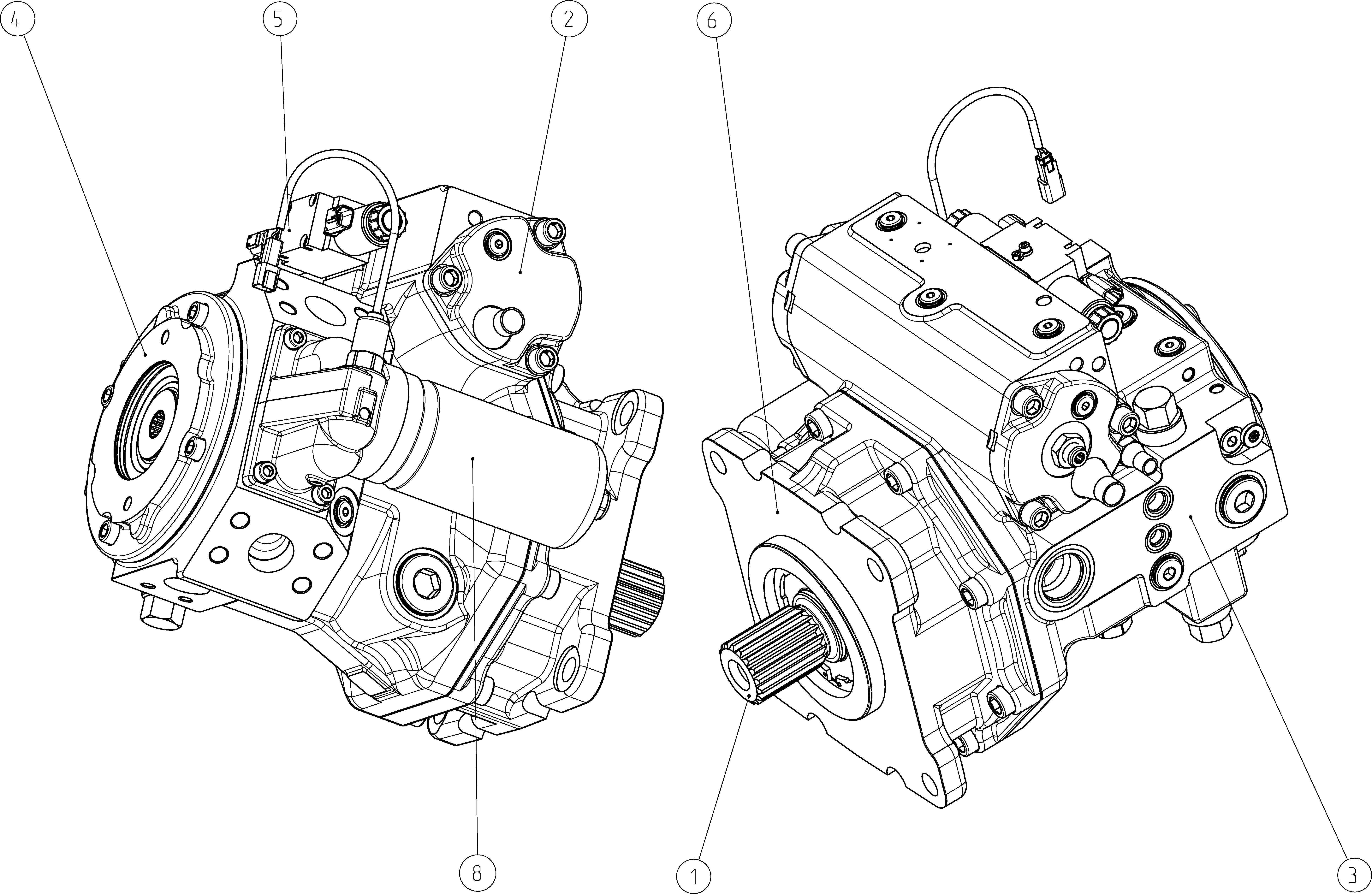 A4VG210EP2DP0B0/40MLNE4T31FB1S4AB00-S — Drawing