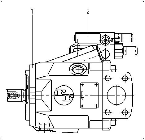 AAA10VO40DFR1/50R-PUC12N00-SO609 — Drawing